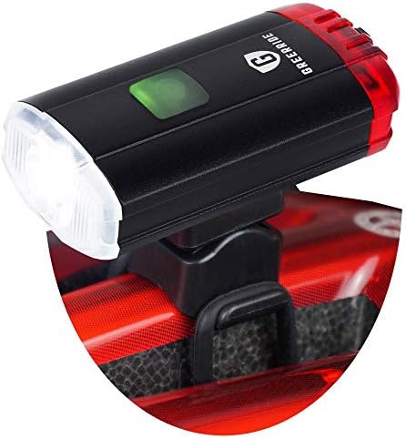 Greerride Rechargeable Bike Helmet Light - Bike Helmet Lights for Night Riding, Bicycle Helmet Light and Safety Cycling Helmet Light for Bike Helmet with Flashing and Steady Modes