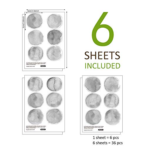 Wall Sticker, Rohome Pvc Peel And Stick Wall Decals Wall Decor Mural Multi-Color Dots Sofa Background Living Room Boys Girls Baby Bedroom Kitchen Nursery Room Furniture Decorations (Parent) (Gray) #TOP4