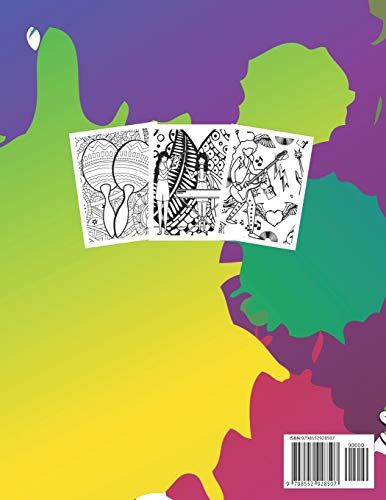 Coloring Book For Adults Music: Stress Relieving Musical Designs And Patterns To Color, Mind Soothin