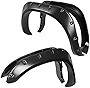 DNA Motoring WF-DRAM02-MBK 4Pcs/Set Pocket-Riveted Style Side Fender Wheel Flares Compatible with 02-09 Dodge Ram 1500 2500 3500