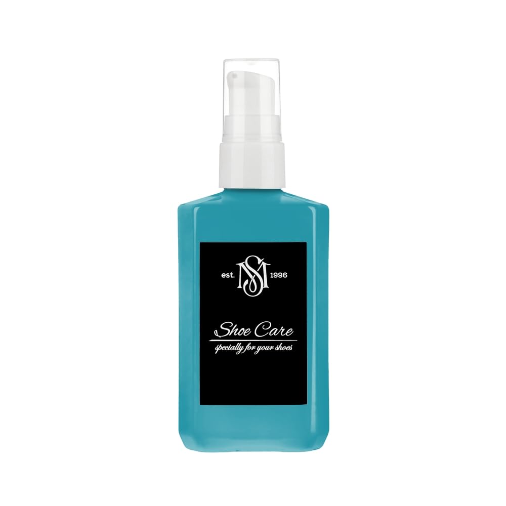Bálsamo de cuero - NCS S 3040-B20G azul caribeño profundo - Acondicionador suavizante para zapatos y revitalizador de color para artículos de cuero suaves - 100.5 ml