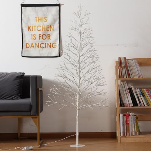 Kirnuo クリスマスツリー 180cm LED シラカバツリーライト Christmas Tree 白樺 ツリー392 LED ライト ブランチツリー 北欧風 クリスマス飾り (24V-288L(1.5m）) [3]