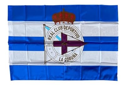 RC Deportivo De La Coruña | Bandera Franjas Horizontales | Ya disponible en tu tienda friki favorita! En mundofriki.es!