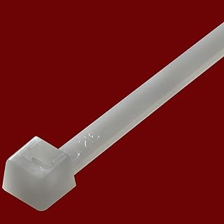 14 in. 120 lbs Cable Tie Natural & White - 100 per Bag