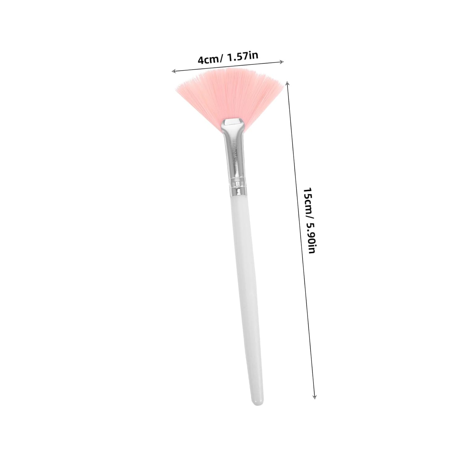 4pcs Face Makeup Fan Brushes Blending and Highlighting Tools for Cheekbones Synthetic Hair for Professional and Makeup Application