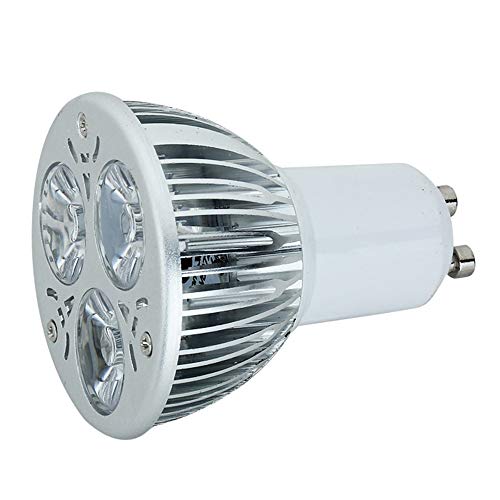 Bombilla de luz ultravioleta ultravioleta UV, lámpara bombilla LED de luz púrpura GU10 de 3W GU10 85 265V / 12V