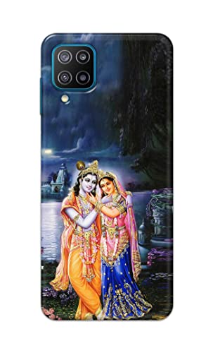 Image of Printed Hard Back Cover Case for Samsung Galaxy F12 Back Cover (Radha Krishna) -1803
