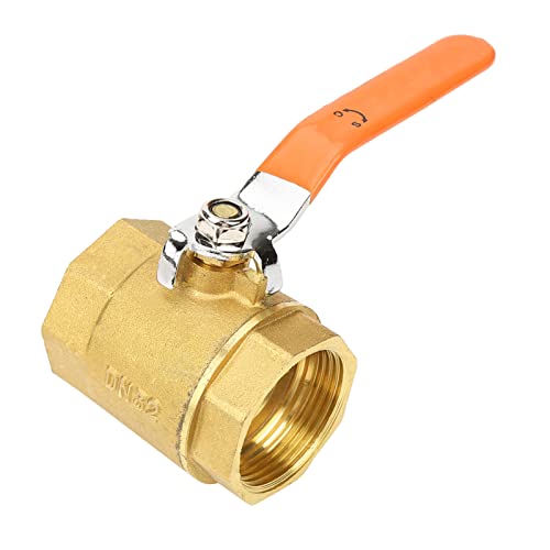 1-1/4 Inch Water Valve 1.6MPa Industrial Brass Ball Valve Female Thread Shut Off Valve for Water Oil Gas