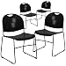 Flash Furniture 4-Pack Ultra Compact Stack Chair