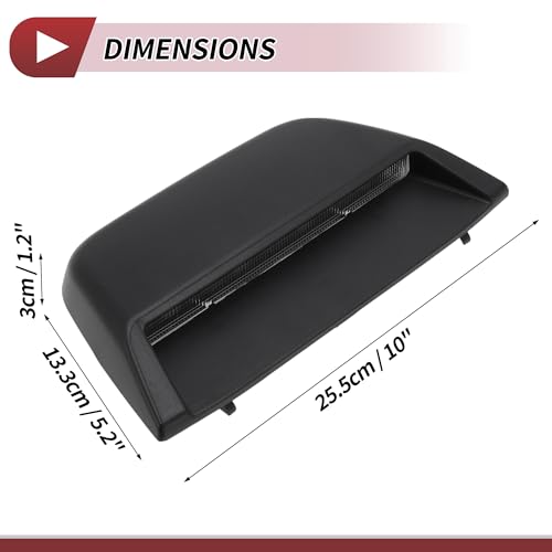 A ABSOPRO LED Third Brake Light for Nissan Altima 2013-2018 No.265903TS1A/265909HM1A Black 3rd High Mount Stop Lamp Rear Center High Level Brake Light 26590-3TS1A/26590-9HM1A Bar Taillight - Image 3