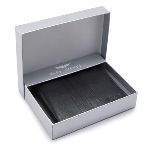 Image of Park Avenue Black Coloured Mens Fuax Leather Wallet