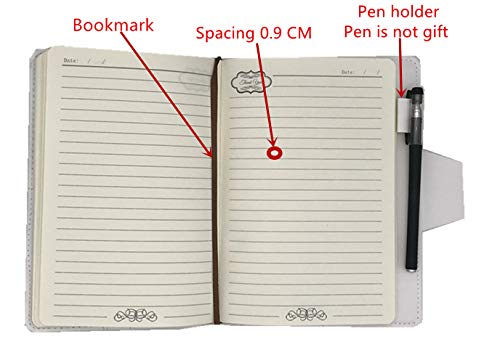 Carnet intime A5 avec code secret pour protéger vos notes d'école - 4