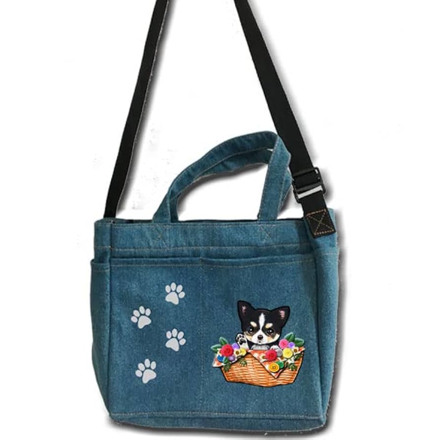 ☆ハンドメイド☆岡山デニム☆子犬☆柴犬☆4wayボストンバッグ ☆ハンドメイド☆岡山デニム☆子犬☆柴犬☆4wayボストンバッグ
