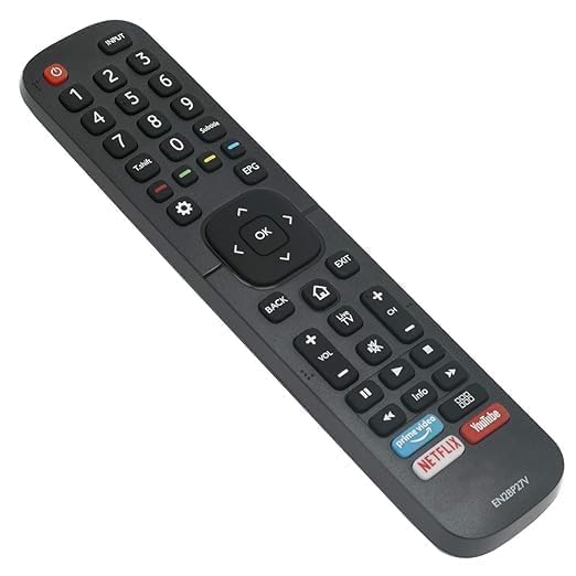 Image of BLACKSHEEP EN2BX27V Remote Replacement for VU FHD HD Android Smart TV Remote Control Model No-32US 43US 32GA 43GA Compatible for VU Smart Tv Remote Control -Black