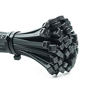 ERKO Kabelbinder Schwarz 300 x 4,8 mm