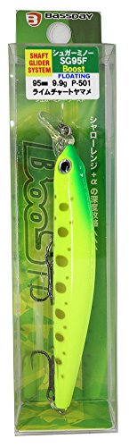 Bassday Sugar Minnow SG 95F Boost Poisson Nageur Flottant 9,9g Haute Flottabilité