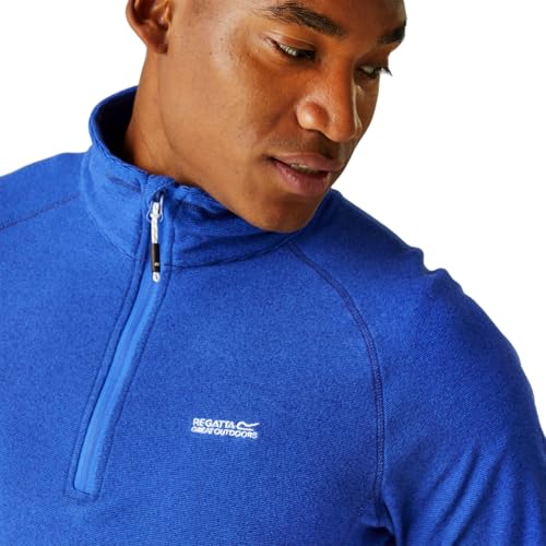 Chaqueta Regatta Montes microfleece de tejido transpirable y cuello alto overhead para hombre 3