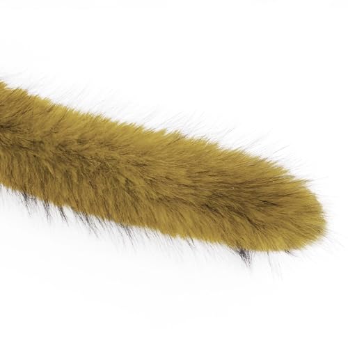 Faux Fur Belt Women Plush Furry Long Waist Chain for Pants Dress Punk Hip Hop Accessory for Dance Streetwear Daily2