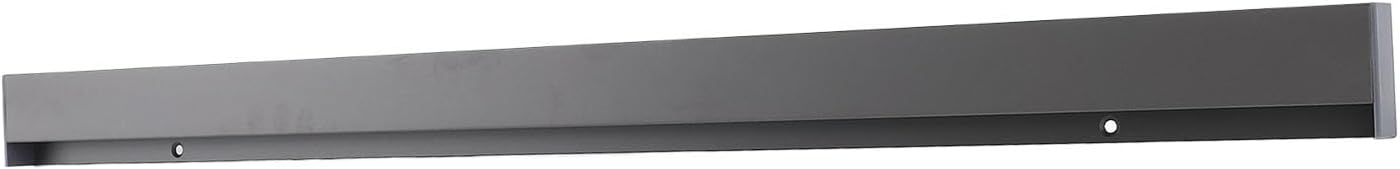 Wall Sliding Rack Aluminum Alloy Space Saving Wall Sliding Hanger Rod for Storage Shelf (Grey)