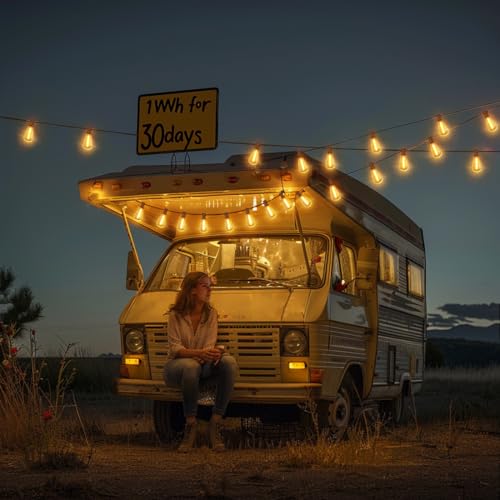 50FT Outdoor String Lights with Remote, Garden Patio Decor with 2500K Warm White, 25+1 LED Edison Bulbs, Support Timer Dimmable Waterproof Shatterproof for Yard Outside Porch Deck Indoor - Image 6