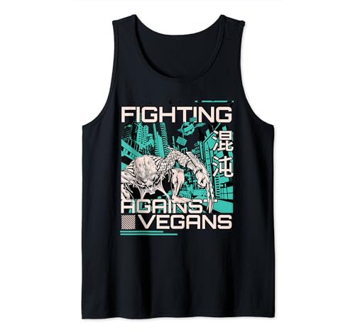 Antiveganismo, no es un diseño vegano contra veganos Camiseta sin Mangas