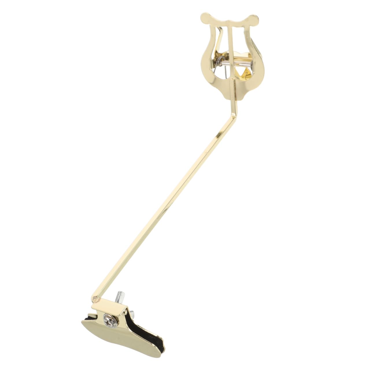 Besportble Soporte Para Partituras De SaxofóN Soprano Con Clip Ligero Y PortáTil Pinza Para MúSica De Marcha Y Ensayos Para Banda Y Lira Dorada