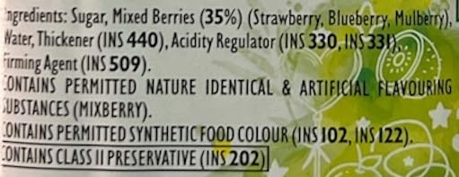 Image of Mala's Whole Fruit Crush Veriberry, 750 Millilitre (Pack of 2)