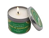 Pure Plant Home Magic in Woodlands Holiday Candles Travel Tin Vegan Coconut Wax Pure Essential Oils 3 Ounce