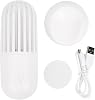 Ultraviolet Light Sanitizer, Portable 253nm Capsule Uv Lamp Effective 99.99% Sterilization Usb Rechargeable Uv Disinfection Lamp For Car Room Wardrobe Toilet White