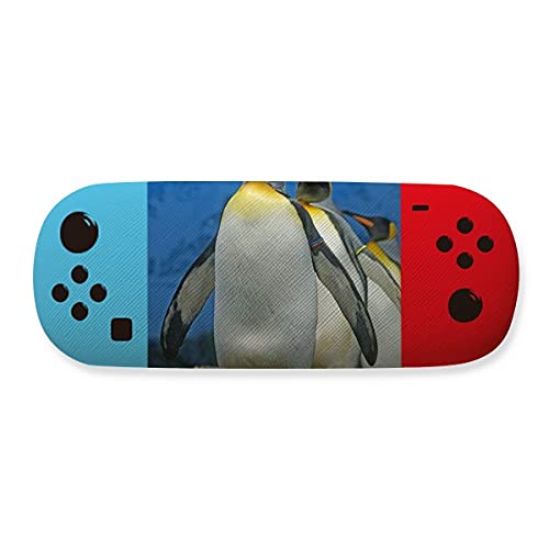 Étui de rangement pour lunettes de jeux pingouin boîte rigide pour lunette de gamer antarctique