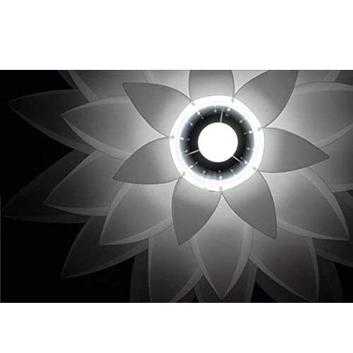 Plafonnier suspension lotus E27 lustre réglable pour haut plafond - 7