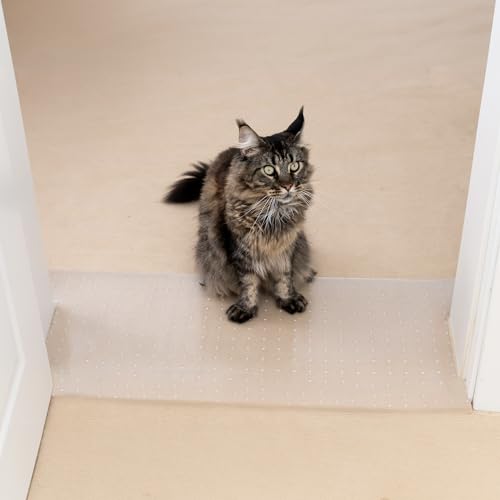 Panther Armor Scratch-Proof Carpet Protector for Pets, for Doorways, Anti-Slip, Customizable Fit, Heavy Duty, 3.6ft, Cat Carpet Protector for Doorway