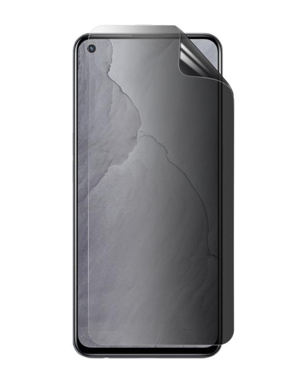 CERAMICSFlexible Tpu Anti-Spy Privacy Screen Protector Designed For Realme Gt Master Hd Self Healing Unbreakable Film Black