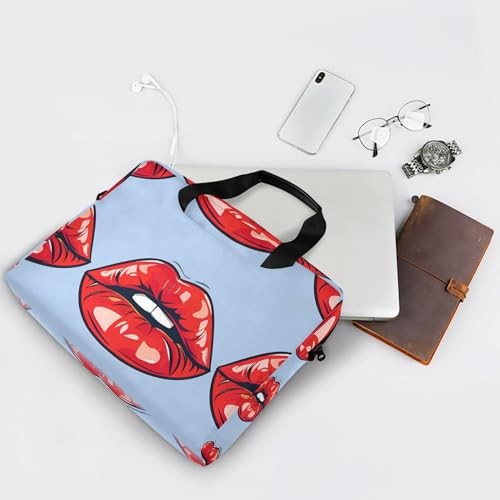 Maletín para laptop ALAZA Red Lips 13-15.6 pulg miniatura 7