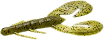 Zoom Super Speed Craw-Pack of 8 Watermelon Red, 3.75-Inch