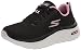 Produktbild Skechers Damen GO Walk Hyper Burst Space Insight Sneaker, Black Textile/Pink Trim, 38 EU