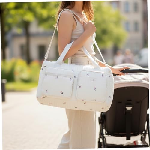 Sac à langer matelassé grand volume pour maternité et week-end - 7