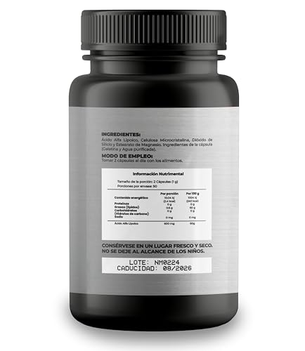 Essential Nutrition, acido alpha lipoico gnc Marca NAIMA (2)