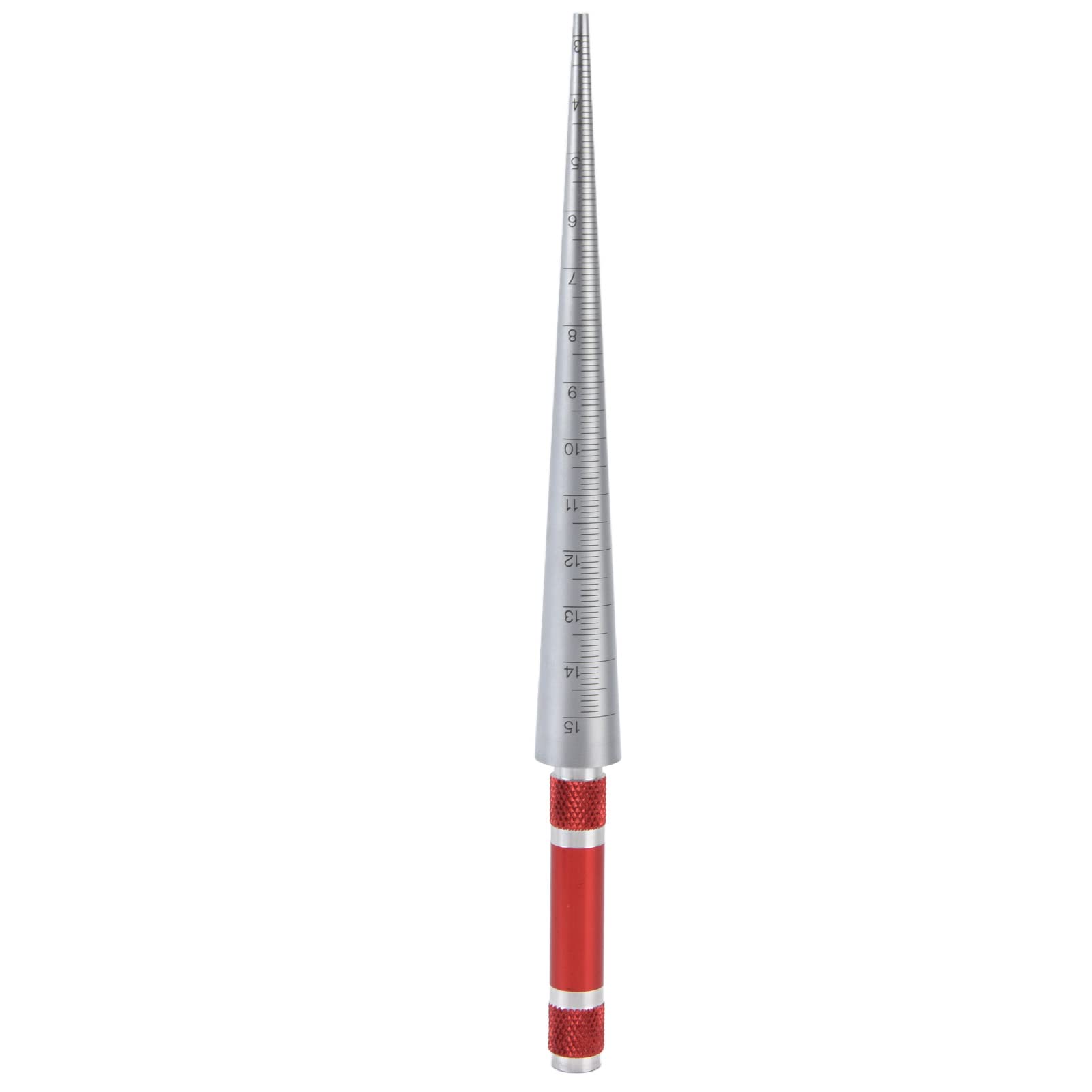 Hole Tapered Ruler Taper Aperture Gauge Inspection Measurement Tool 3?15mm Aperture Gauge Stainless Steel Conical Inner Diameter Conical Inner Diameter for Plastic Tubes Equipment