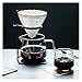 GAAZAVALLEY Ręcznie robione filtry do kawy Zestaw ze szklaną ekspres do kawy V60 Ręcznie Piwo garnki wylewanie na czajnik kawy garnek Dripper Stand Cup (Colore : 700ML Cup)