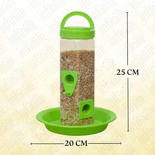 Image of Bird Feeder - Hanging Feeder for Outdoor Garden & Balcony (Pack of 2)