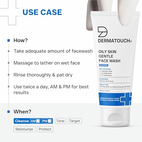DERMATOUCH Oily Skin Face Wash 50g - Image 7