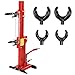 MOTOOS Hydraulic Strut Spring Compressor 3 Ton with 4 Snap 6600lbs with 4 Snap Joints Hydraulic Auto Strut Coil Spring Compressor Tool, Red