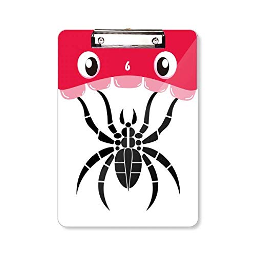 Porte-bloc A4 insectes et araignée noir idéal pour les sorties nature