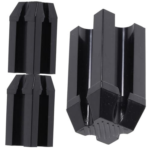 WOFASHPURET 1set Black Cosmetic Sharpener for Eyebrow and Eyeliner Pencils Durable Dual Blades for Precise Makeup Application Makeup Tool for Go Touch Ups 3pcs