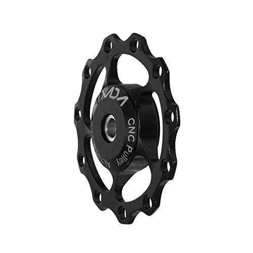 Polia Desviadora Traseira, Romacci 1pc 11T Guia de desviador traseiro Polia de liga de alumínio CNC