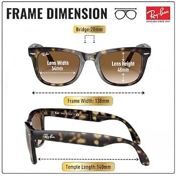 Ray-Ban RB4105 WAYFARER FOLDING CLASSIC Square Shaped Sunglasses