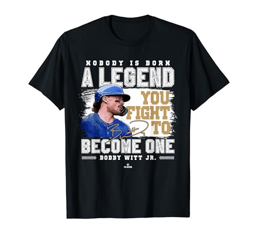 Nobody Is Born A Legend Bobby Witt Jr. Kansas City Baseball T�V���c