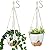 GARDIFE Hanging Planters for Indoor Plants, Hanging Basket, Macrame Plant Hanger, Self Watering