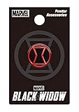 Marvel Black Widow Logo Color Pewter Lapel Pin